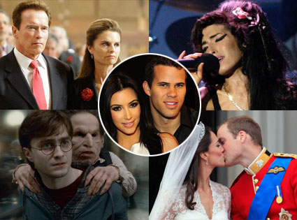 Kim Kardashian, Kris Humphries , Prince William, Kate, Amy Winehouse, Arnold Schwarzenegger, Maria Shriver, Daniel Radcliffe Kim Kardashian, Kris Humphries , Prince William, Kate, Amy Winehouse, Arnold Schwarzenegger, Maria Shriver, Daniel Radcliffe